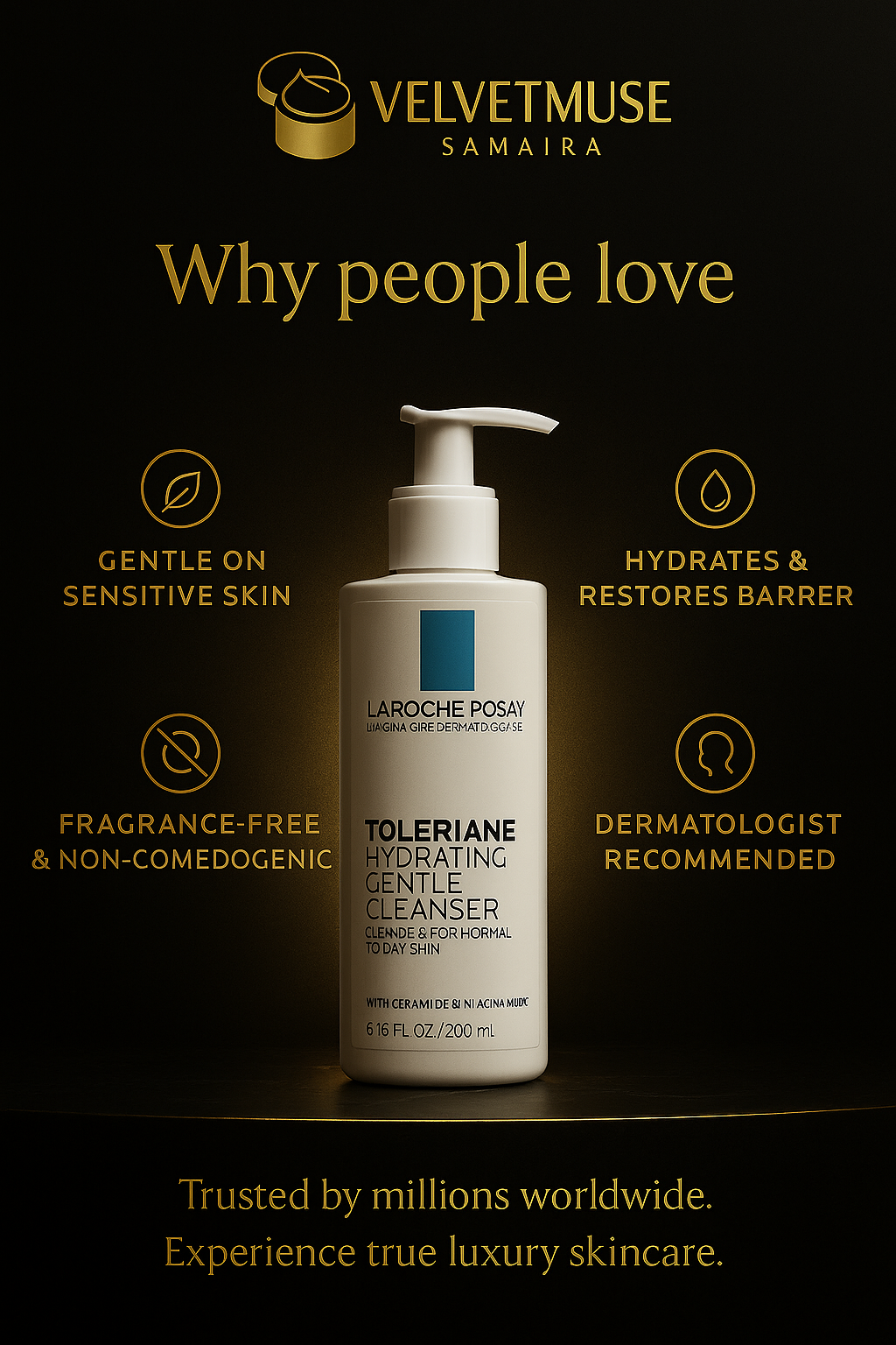 La Roche-Posay Toleriane Hydrating Gentle Cleanser