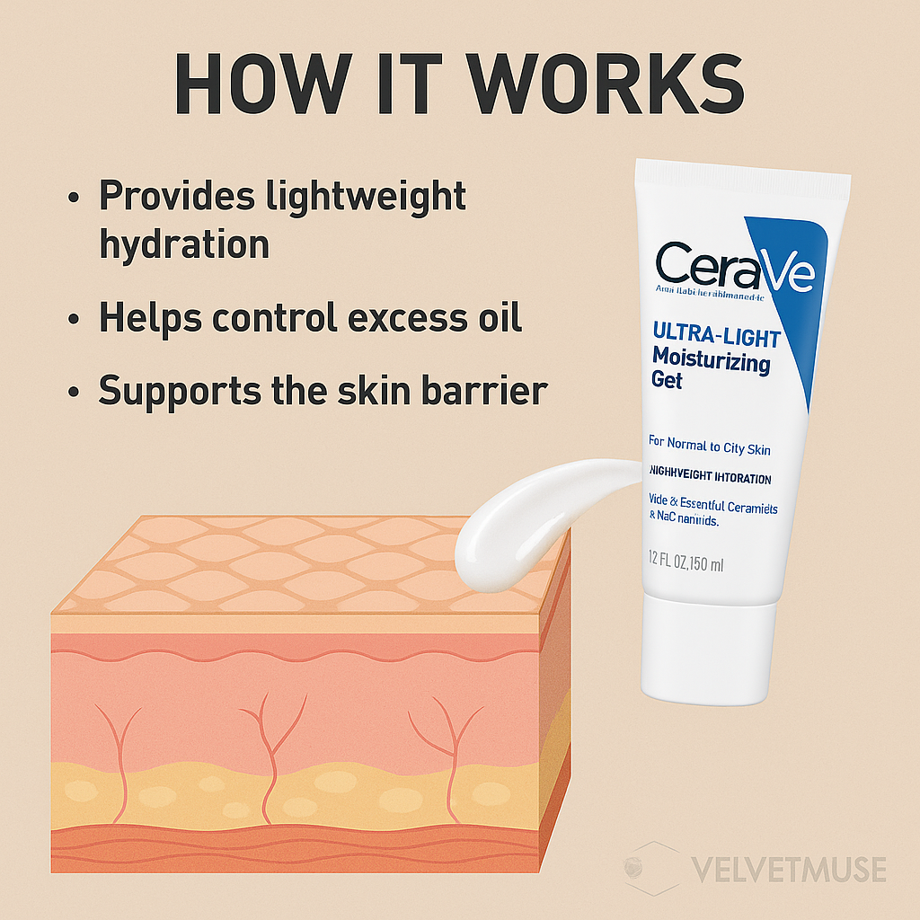 CeraVe Ultra-Light Moisturizing Gel – 1.7 oz