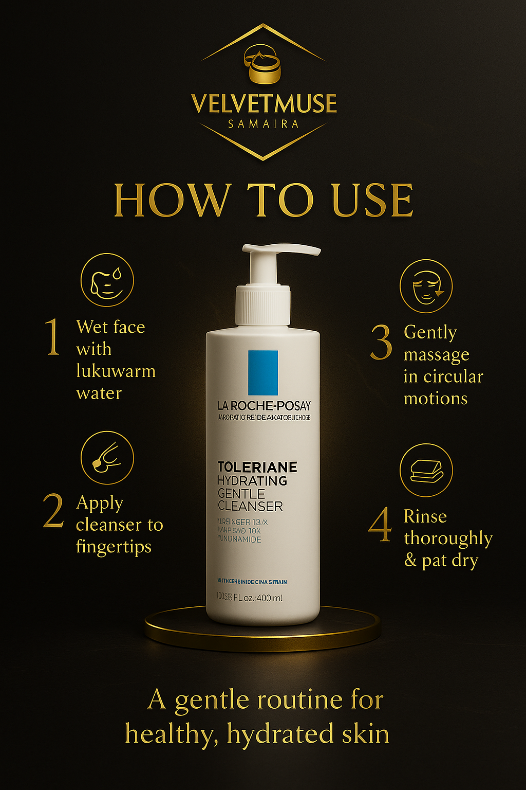 La Roche-Posay Toleriane Hydrating Gentle Cleanser